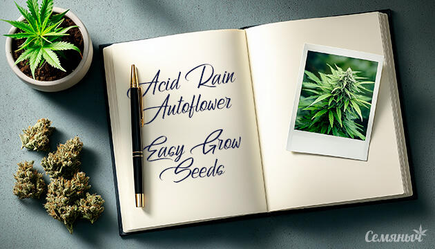 Выращивание сорта марихуаны Acid Rain Autoflower от Easy Grow Seeds Гроурепорт сорта Acid Rain Autoflower от Easy Grow Seeds